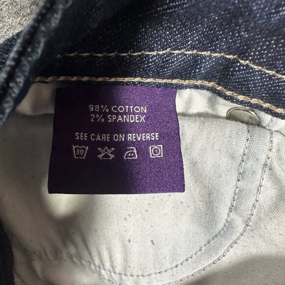 Vigoss Jeans Womens 26  Cotton Stretch Embellished Flap Pockets Medium Wash - Picture 7 of 10